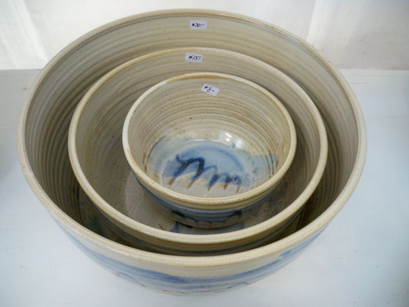 Beige Landscape Bowl Set