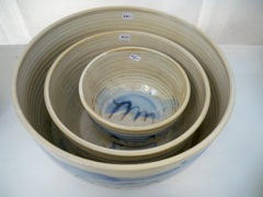 Beige Landscape Bowl Set