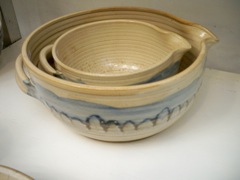 Beige Landscape Mixing Bowls